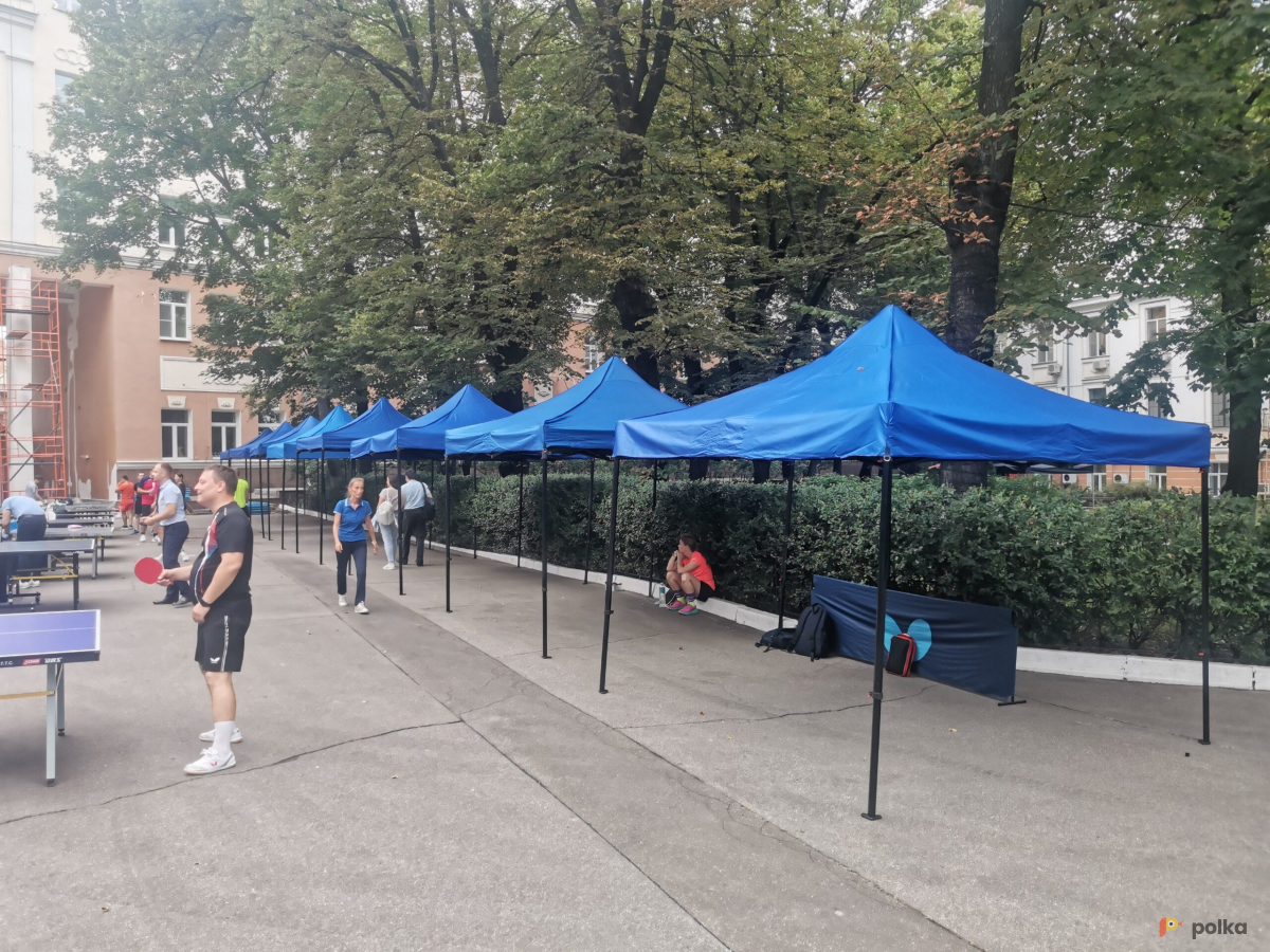 Возьмите Тент быстровозводимый синий напрокат (Фото 2) в Москве