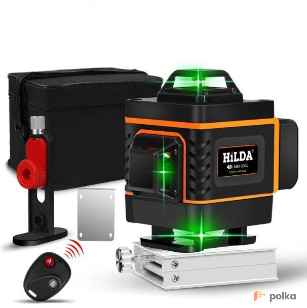 Возьмите Лазерный уровень HILDA 4D laser level Green напрокат (Фото 2) В Сочи