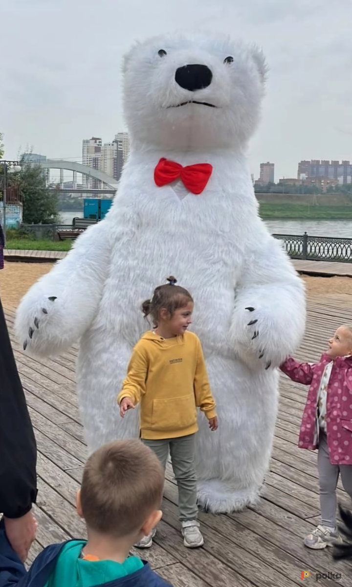 Возьмите Костюм аэромишка белый напрокат (Фото 2) в Москве