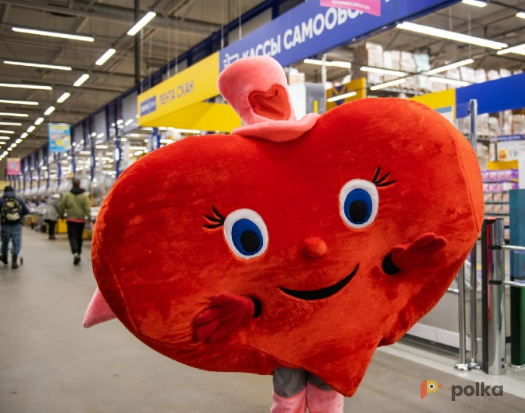 Возьмите Ростовая кукла Сердце VIP напрокат (Фото 1) в Санкт-Петербурге