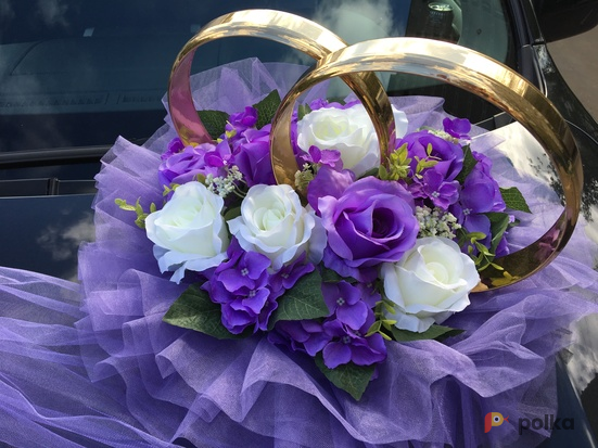 Возьмите  Свадебные украшения для автомобиля на прокат напрокат (Фото 2) в Москве