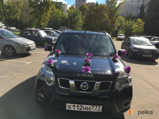 Возьмите  Свадебные украшения для автомобиля на прокат напрокат (Фото 7) в Москве