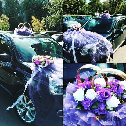Возьмите  Свадебные украшения для автомобиля на прокат напрокат (Фото 9) в Москве