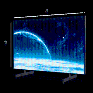 Светодиодный экран 4×3 метра