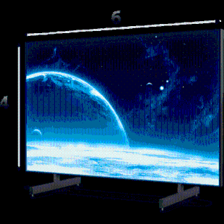 Светодиодный экран 6×4 метра