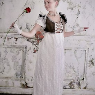 Историческое бальное платье "Дасси" в стиле начала 19 века, размер 44-46 