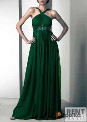 Возьмите Платье Marc Bouwer Emerald Silk Dress напрокат (Фото 2) в Москве