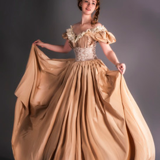 Роскошное бальное платье Анна-Мария в стиле 19 века