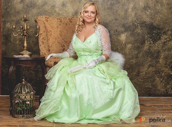 Возьмите Фисташковое платье To be bride напрокат (Фото 1) в Москве