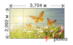 Возьмите Видеостена ORION 4х4 16 панелей (размер экрана 3,704 х 2,092 м) напрокат (Фото 2) в Москве