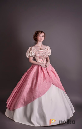 Возьмите Шикарное бальное платье в стиле 18 века  "Антуанетта", размер 44-46 напрокат (Фото 2) в Москве