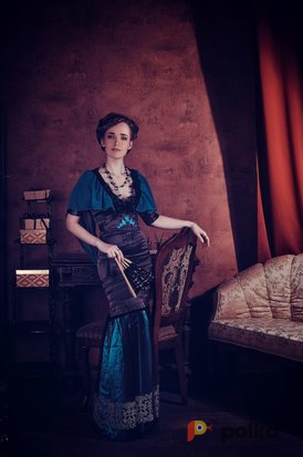 Возьмите Элегантное историческое платье в стиле модерн "Незнакомка" напрокат (Фото 1) в Москве