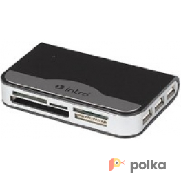 Возьмите Картридер Intro combo: card reader + 3 port USB hub (black) напрокат (Фото 2) в Москве