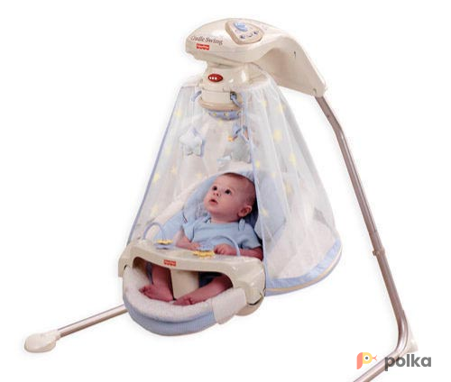 Возьмите Укачивающий центр  Fisher Price Papasan Cradle Swing Starlight Сияние Звезд напрокат (Фото 2) в Санкт-Петербурге