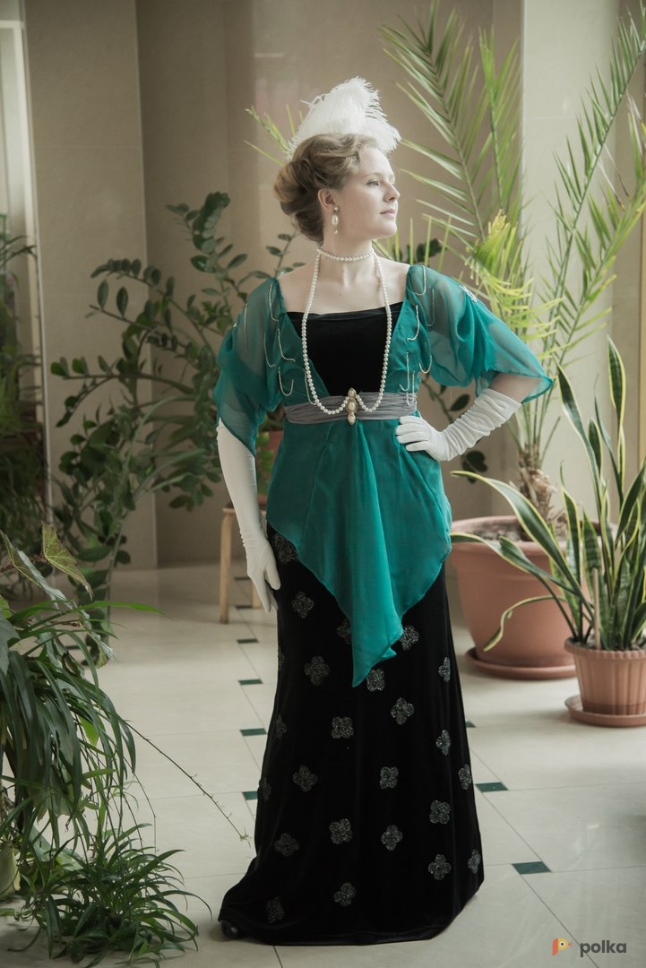 Возьмите Элегантное платье в стиле модерн  напрокат (Фото 2) в Москве