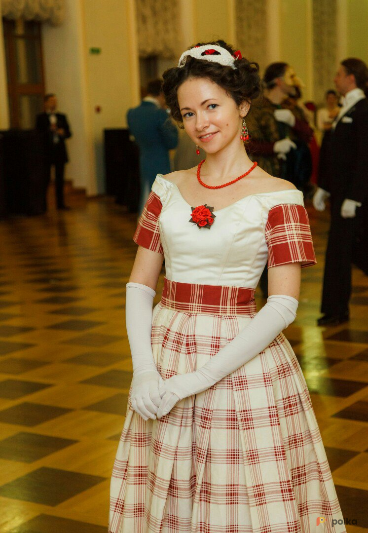 Возьмите Историческое платье в шотландском стиле напрокат (Фото 2) в Москве