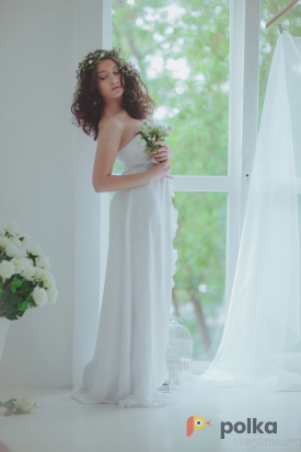 Возьмите Платье белое с шлейфом напрокат (Фото 11) в Москве