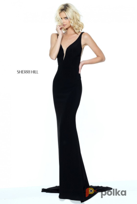 Возьмите Платье Sherri Hill черное напрокат (Фото 1) в Москве