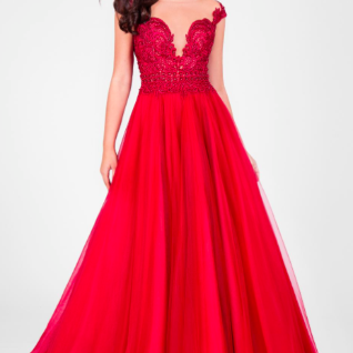 Платье Terani Couture красное