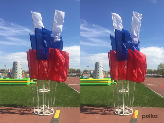 Возьмите Комплект флаговая конструкция (костер) 20 напрокат (Фото 3) в Москве