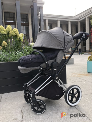 Возьмите Коляска Cybex Priam Lux Manhattan Grey напрокат (Фото 1) в Москве