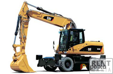 Возьмите Колесный полноповоротный экскаватор CATERPILLAR М318D напрокат (Фото 2) в Москве
