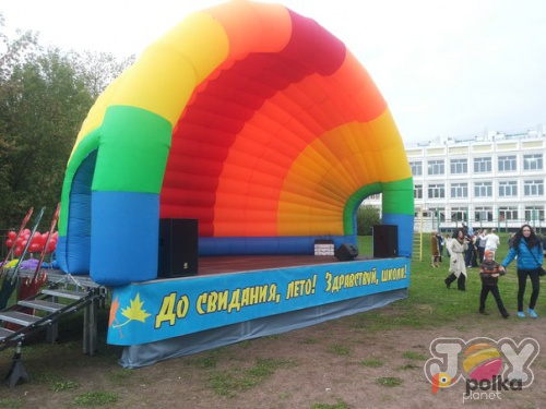 Возьмите Сцена надувная Радуга. Размер 8Х4Х5 метров напрокат (Фото 5) в Москве
