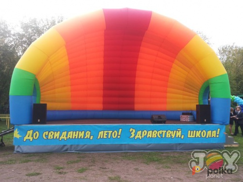 Возьмите Сцена надувная Радуга. Размер 8Х4Х5 метров напрокат (Фото 2) в Москве