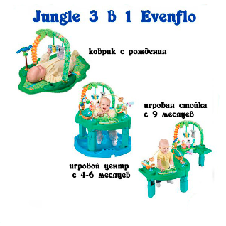 Игровой центр Jungle Evenflo
