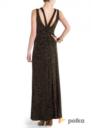 Возьмите Платье ABS by Allen Schwartz Black Metallik Salon Evening Dress Размеры 46, 44, 42 напрокат (Фото 2) в Москве