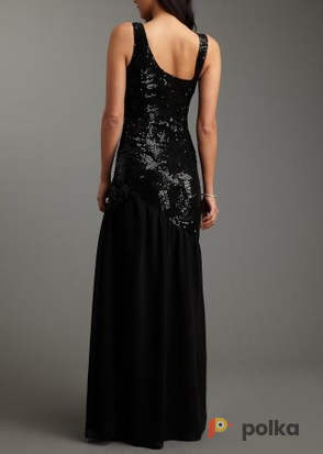 Возьмите Платье ABS by Allen Schwartz Black Sequin Long Gown Размеры 42, 44 напрокат (Фото 5) в Москве
