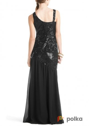 Возьмите Платье ABS by Allen Schwartz Black Sequin Long Gown Размеры 42, 44 напрокат (Фото 4) в Москве