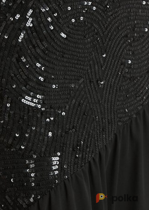 Возьмите Платье ABS by Allen Schwartz Black Sequin Long Gown Размеры 42, 44 напрокат (Фото 2) в Москве