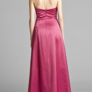 Платье ABS by Allen Schwartz Crimson/Pastel  satin evening gown Размер 44