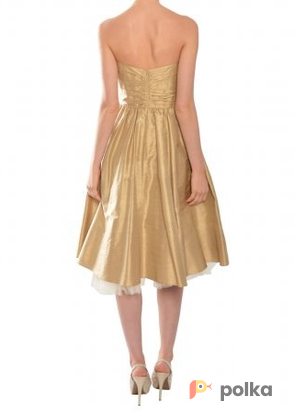 Возьмите Платье ABS by Allen Schwartz Gold Taffeta Sweatheard Dress Размеры 44, 46 напрокат (Фото 2) в Москве
