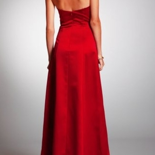 Платье ABS by Allen Schwartz Pink/Rouge  satin evening gown Размеры 42, 44