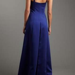 Платье ABS by Allen Schwartz Satin classik gown purple/blue  Размер 44