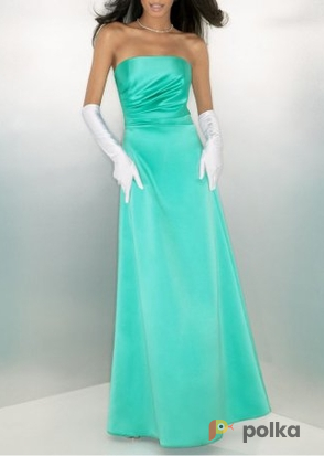 Возьмите Платье ABS by Allen Schwartz Sea Wave satin evening gown Размеры 42, 46 напрокат (Фото 2) в Москве