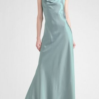Платье ABS by Allen Schwartz SeaFoam Neck Gown Размер 42