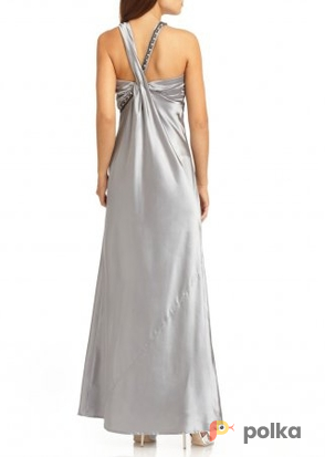 Возьмите Платье ABS by Allen Schwartz Silver Long Dress Размеры 40, 42, 44 напрокат (Фото 2) в Москве