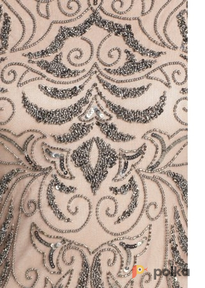 Возьмите Платье Adrianna Papell Biege Dress Beaded Размер 44 напрокат (Фото 3) в Москве