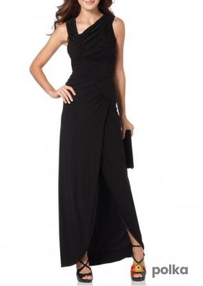 Возьмите Платье Adrianna Papell Black Brosh Gown Размер 44 напрокат (Фото 2) в Москве