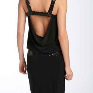 Платье Adrianna Papell Black Chicago Dress Размер 44