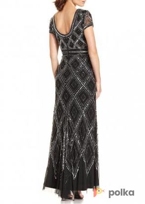Возьмите Платье Adrianna Papell Diamond Gown Black P Размер 44 напрокат (Фото 2) в Москве