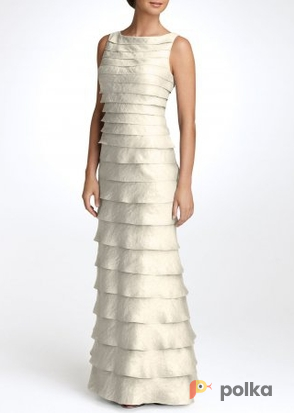 Возьмите Платье Adrianna Papell Full Length Dress Ivory Размеры 44, 46, 48 напрокат (Фото 2) в Москве