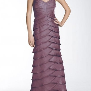 Платье Adrianna Papell Heather Dress Set Tiered P Размер 44