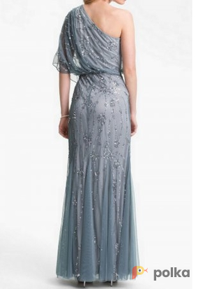Возьмите Платье Adrianna Papell Light Blue Tulle Gown Размеры 44, 48 напрокат (Фото 2) в Москве
