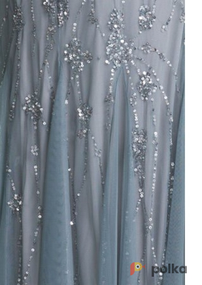 Возьмите Платье Adrianna Papell Light Blue Tulle Gown Размеры 44, 48 напрокат (Фото 2) в Москве