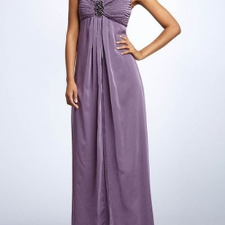 Платье Adrianna Papell Lilac Jeweled Center Gown P Размеры  44, 46, 48
