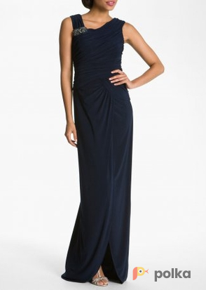 Возьмите Платье Adrianna Papell Navy Brosh Gown Размеры 44, 46 напрокат (Фото 2) в Москве